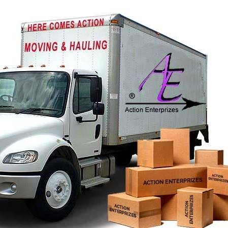 Action Enterprizes Moving & Hauling company logo