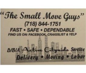 Active Citywide Service aka “The Small Move Guys”