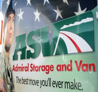 Admiral Storage and Van company logo
