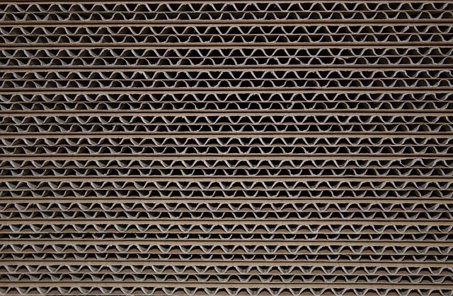 corrugated carton stack