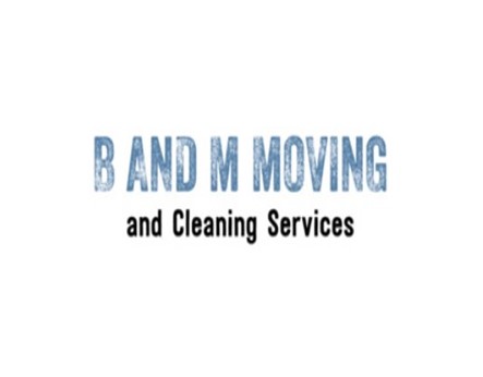 B & M Moving and Cleaning Services company logo