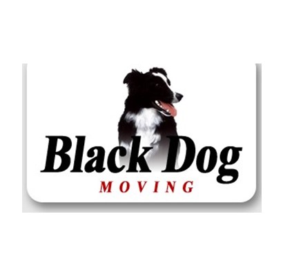 Black Dog moving company logo
