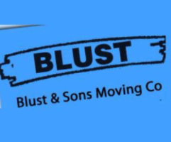 Blust and Son's Moving company logo
