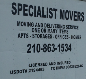 Specialist Mover company logo