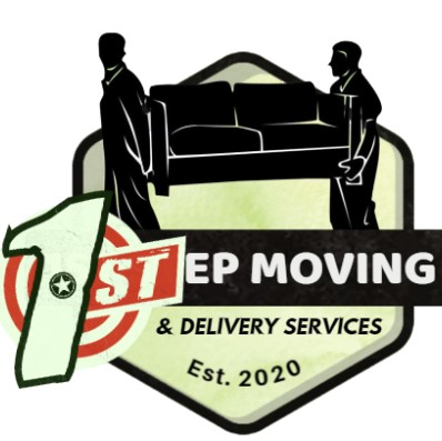 1st step moving and delivery company logo