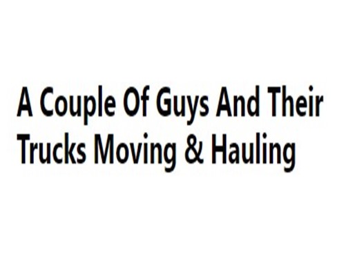 A Couple Of Guys And Their Trucks Moving & Hauling company logo