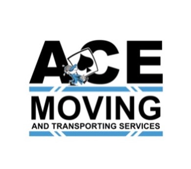 Ace moving and transporting services company logo