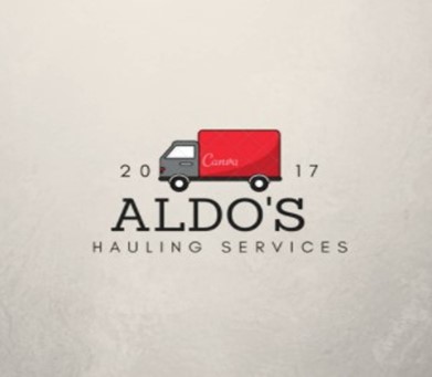Aldo's hauling and moving services company logo