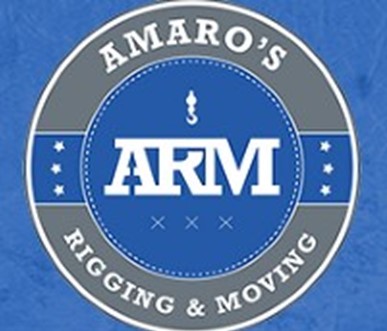 Amaro's rigging and moving corp company logo