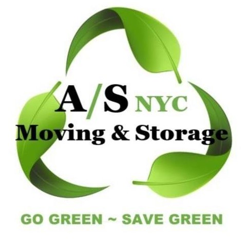 As nyc moving & storage company logo