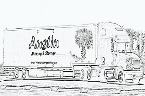 Austin moving & storage company logo