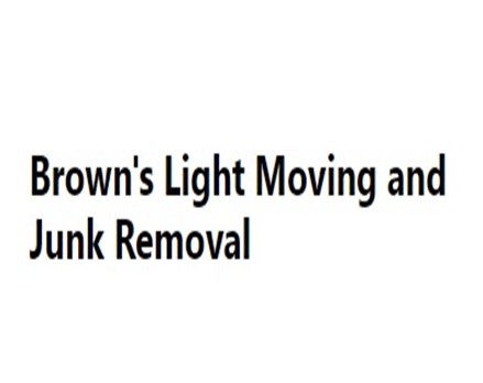 Brown's Light Moving and Junk Removal company logo