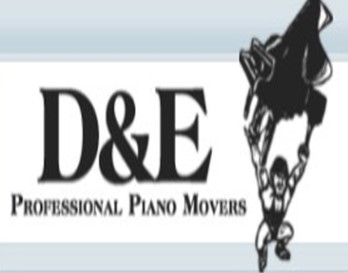 D&E Piano Movers company logo