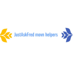 Just Ask Fred moving helpers company logo