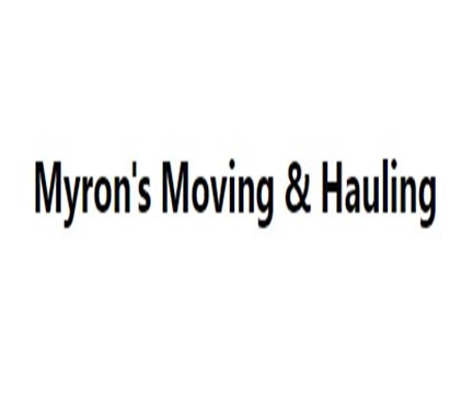 Myron's Moving & Hauling company logo