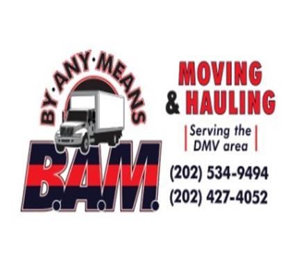 By Any Means Moving And Hauling company logo