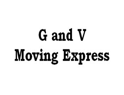 G and V Moving Express company logo