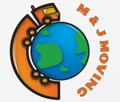 M & J Moving company logo