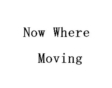 Now Where Moving company logo