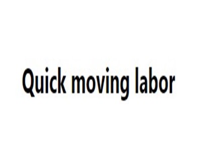 Quick moving labor company logo
