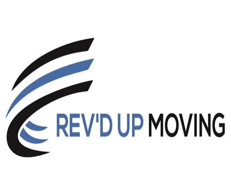 Rev'd up Moving company logo