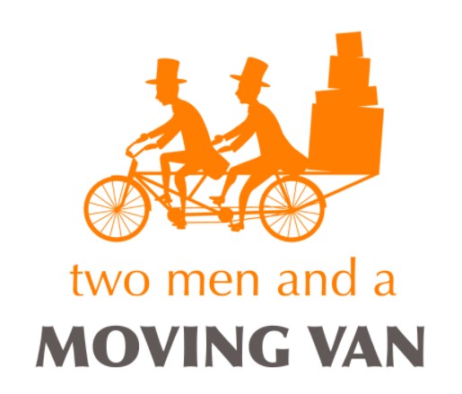 TWO MEN AND A MOVING VAN company logo