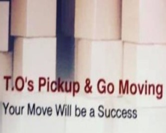 T.O’s Pickup & Go Movers company logo