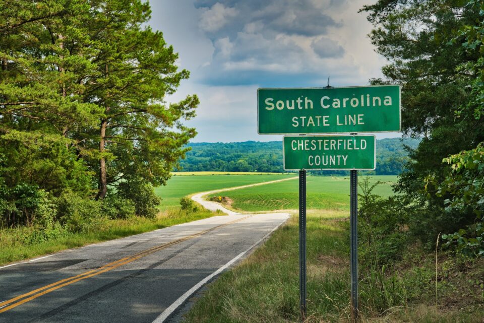 a road to South Carolina