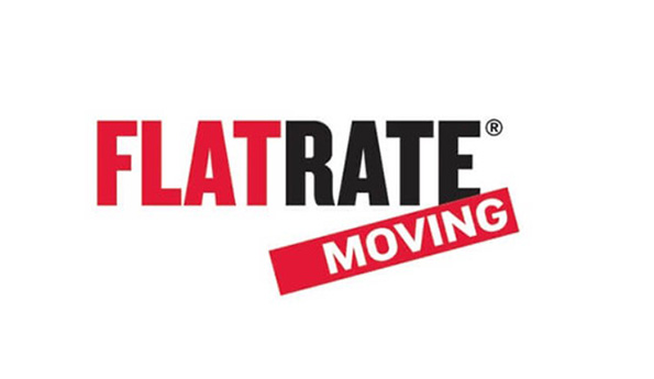 flat rate moving company logo