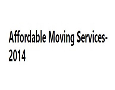 Affordable Moving Services-2014