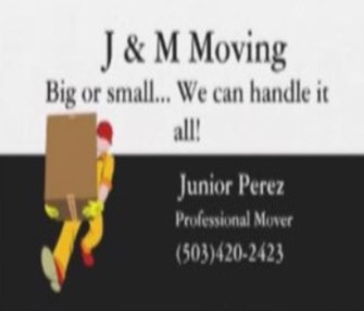 J&M Moving company logo