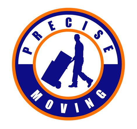 Precise moving company logo
