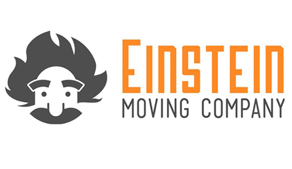 einstein moving company logo