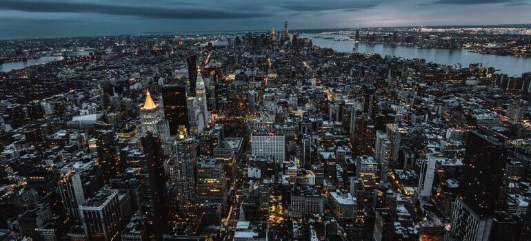 NYC aerial view 
