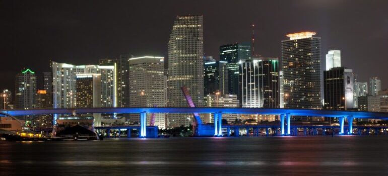 Nightlife in Miami.