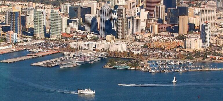 San Diego aerial view - moving from Racine to San Diego