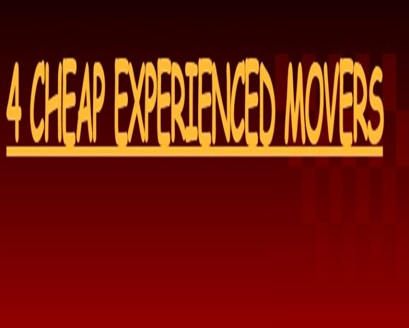 4 Cheap Experienced Movers
