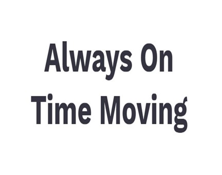 Always on Time Moving company logo