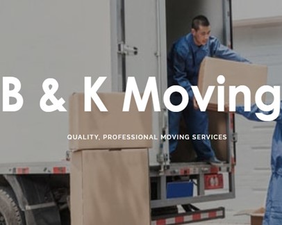 B & K Moving company logo