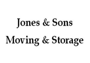 Jones &#038; Sons Moving &#038; Storage