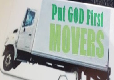 Put God First Movers company logo