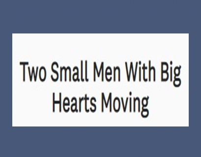 Two Small Men With Big Hearts Moving company logo