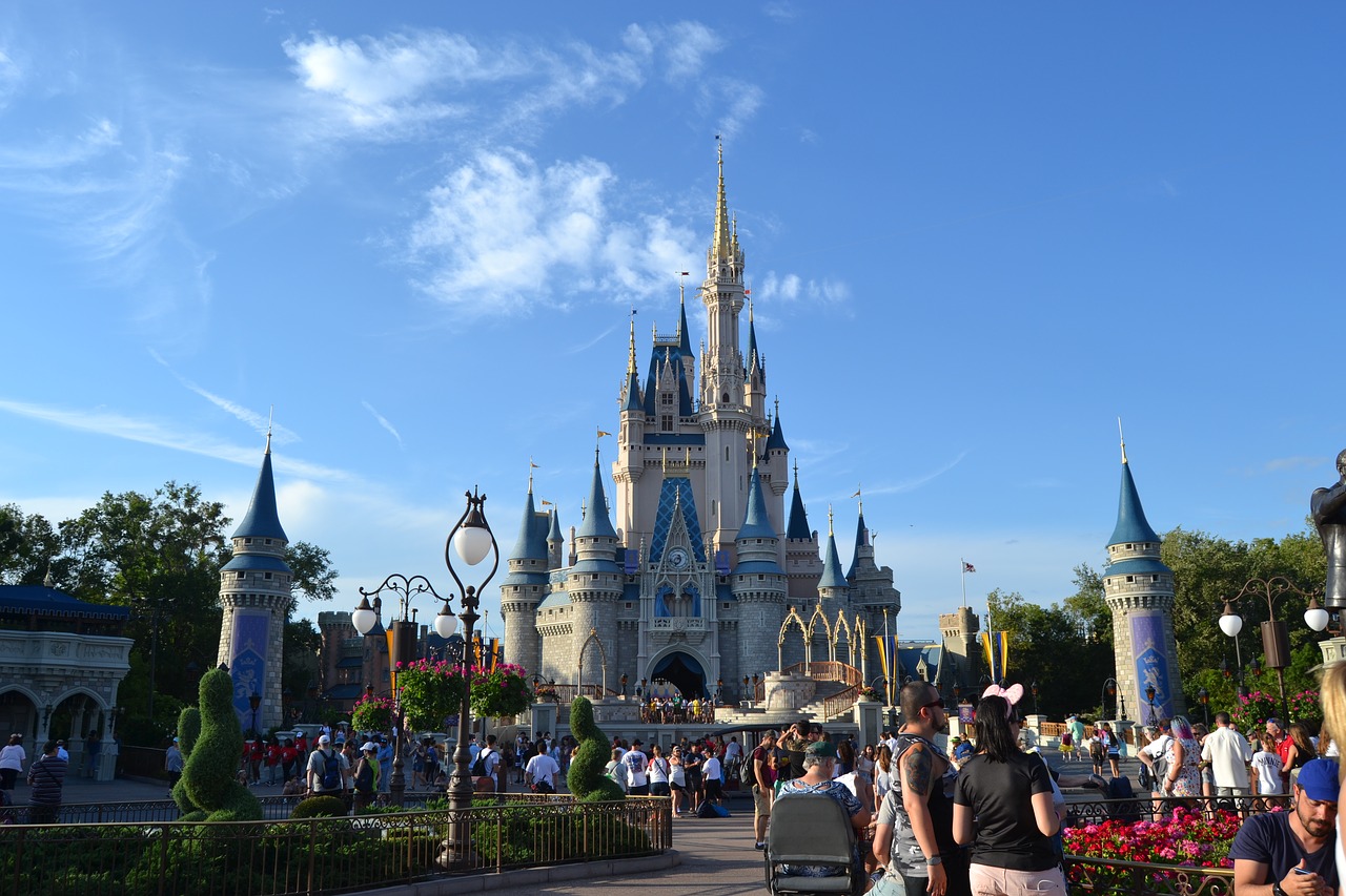 The Disney castle in Orlando.