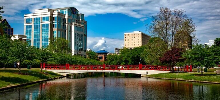 Huntsville Alabama downtown is a great place to raise a family in the united states