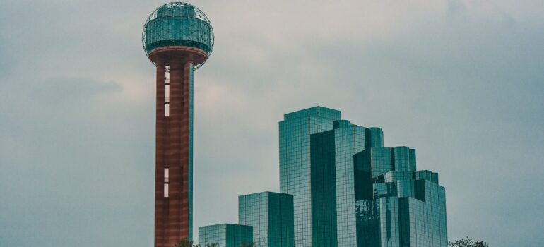 A Reunion Tower in Dallas