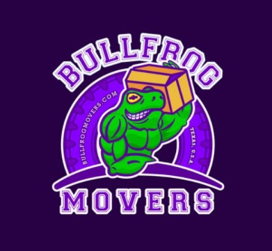 Bullfrog Movers company logo