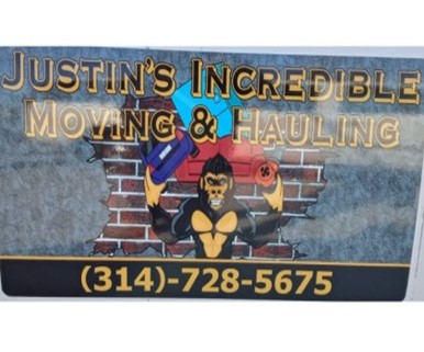 Justin's Incredible Moving and Hauling Services company logo