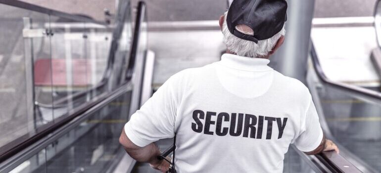 A security guard. 