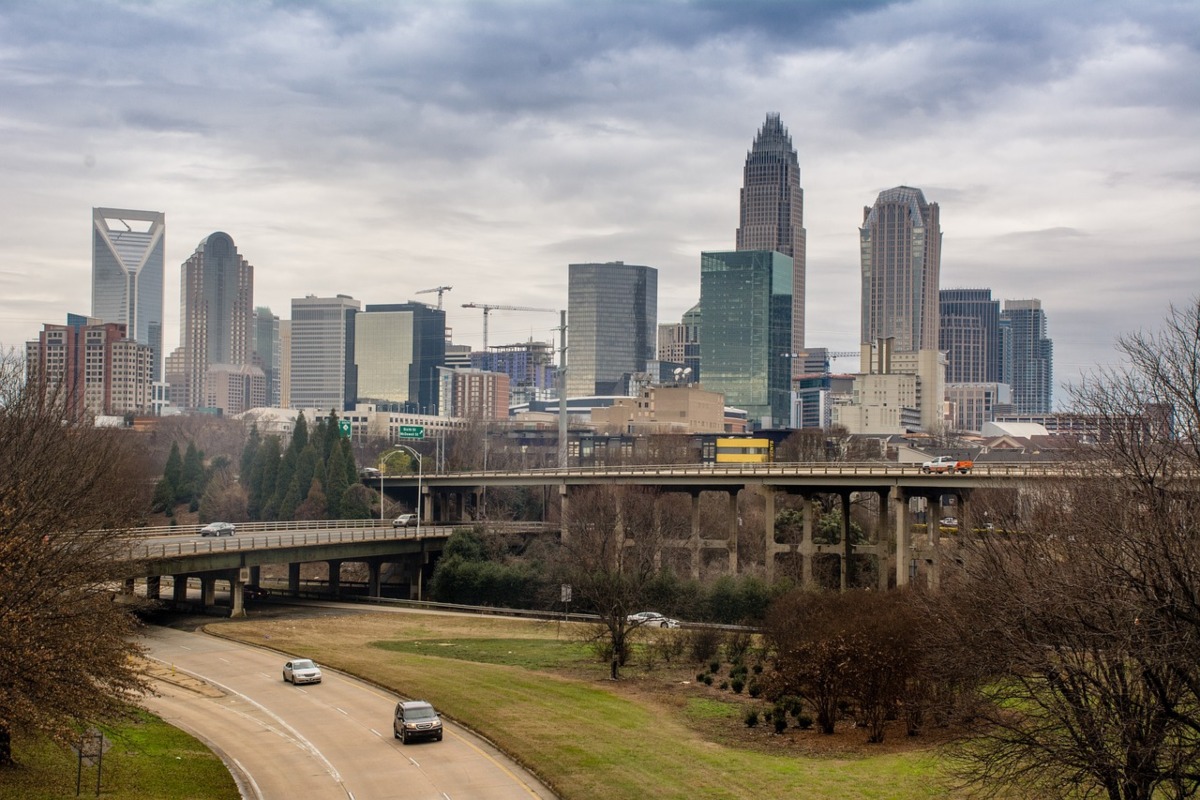 A view of Charlotte's landscape.
