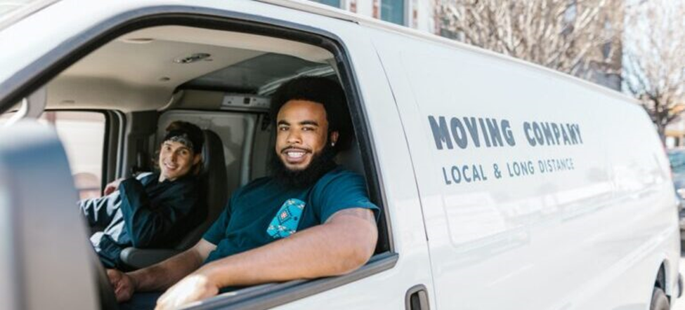 Professional movers from a moving company